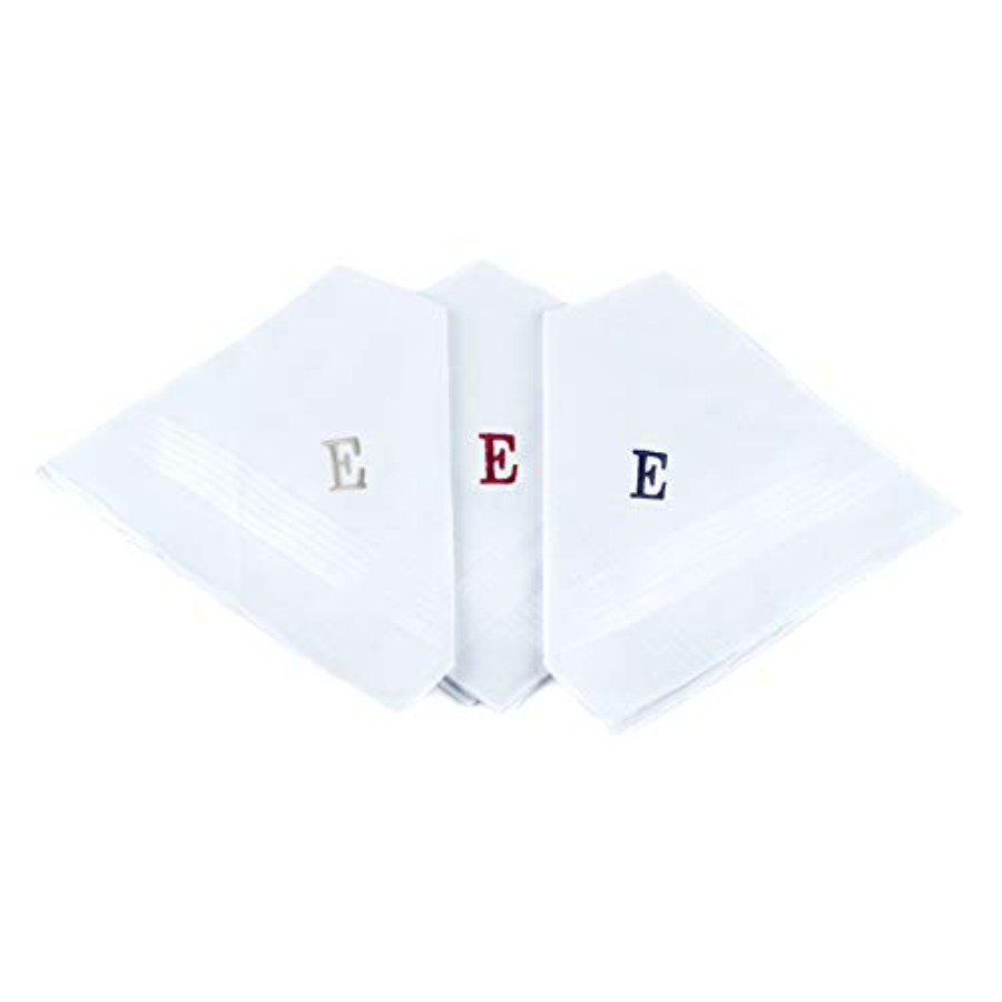 Monogrammed Handkerchief - Initial Handkerchief for Men, Monogrammed Boxed