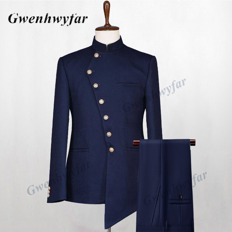 Men Formal Wear Wedding - Gwenhwyfar 2021 Costume Homme Italian Business