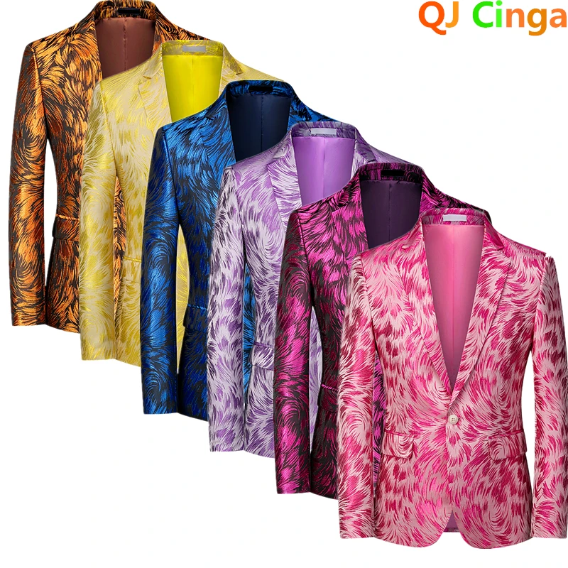 Red men's long-sleeved suit ja - مراجعة Men Formal Wear Purple وسعره