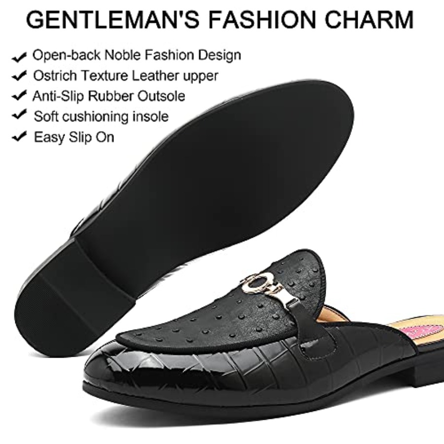 Men's Slip-on Mule Sandals Loa - مراجعة Men'S Formal Wear Slippers وسعره