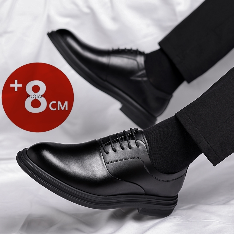Men 6CM 8CM Height Increasing  - مراجعة Men'S Formal Wear Slippers وسعره