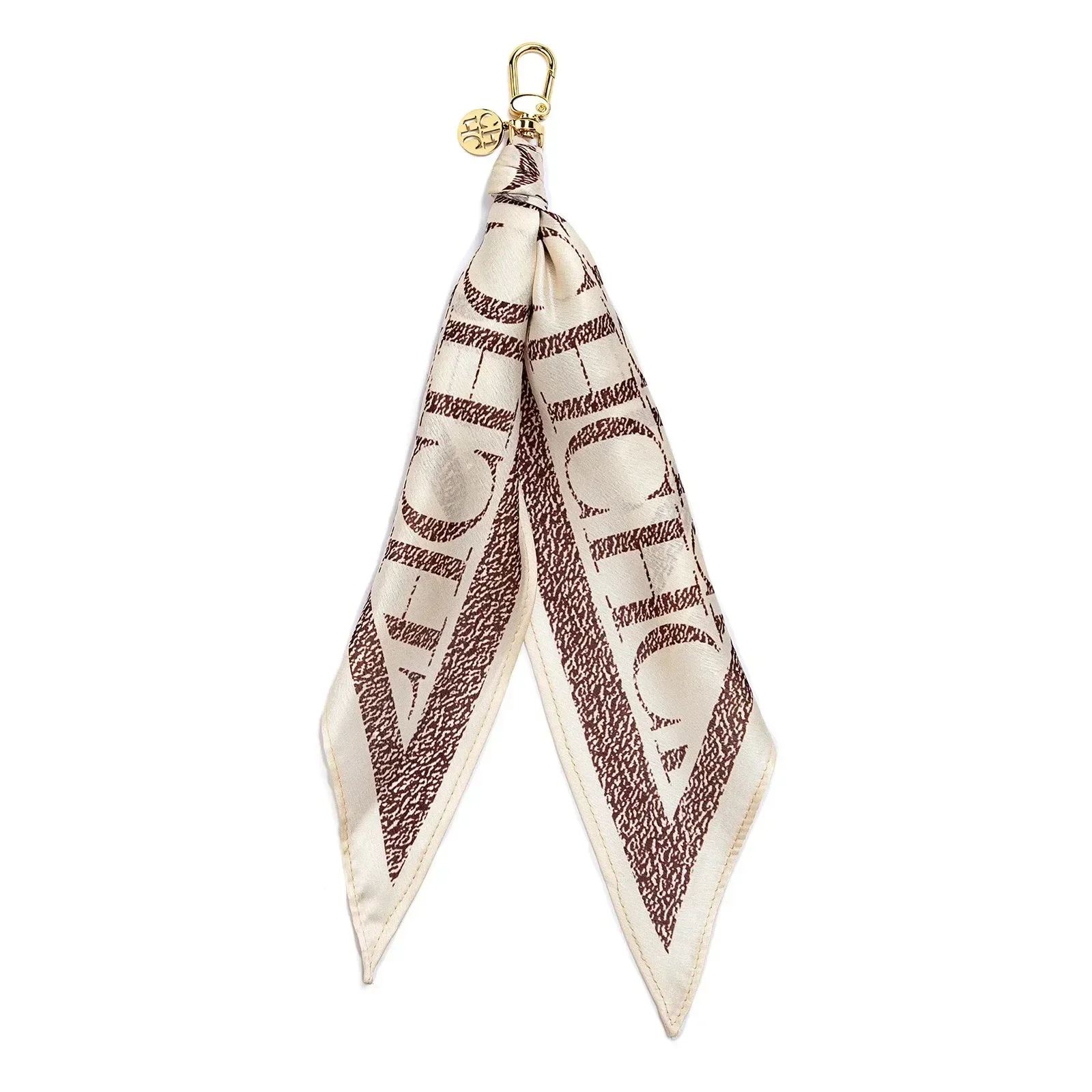 CH Scarf Keychain Bag Charm Mo - مراجعة Monogrammed Handkerchief وسعره