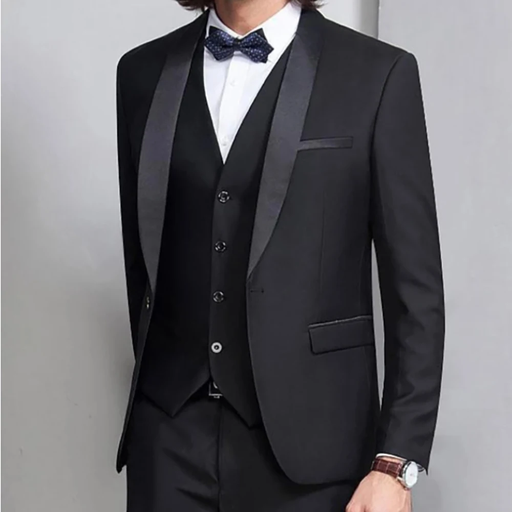 Black Fashion Peaked Collar Sh - مراجعة Men'S Formal Dinner Wear وسعره