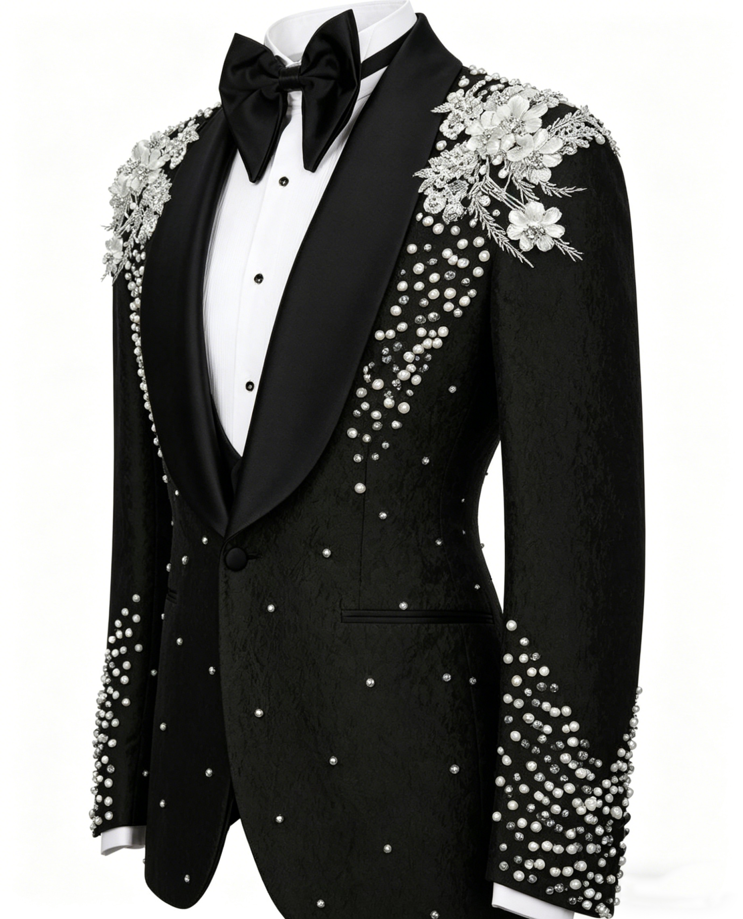 Sparkly Crystals Suit For Men  - مراجعة Men'S Formal Dinner Wear وسعره