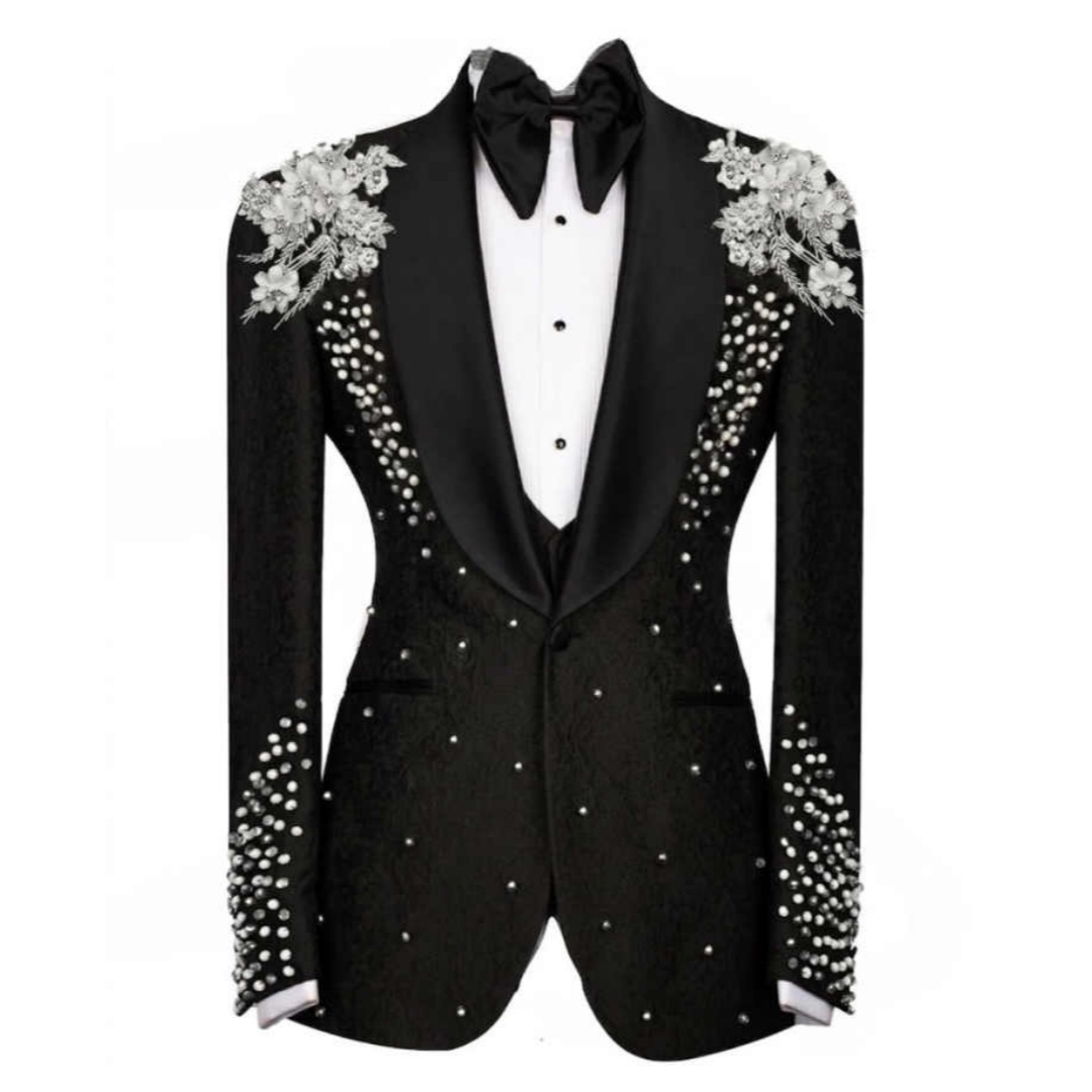 Sparkly Crystals Suit For Men  - مراجعة Men'S Formal Dinner Wear وسعره