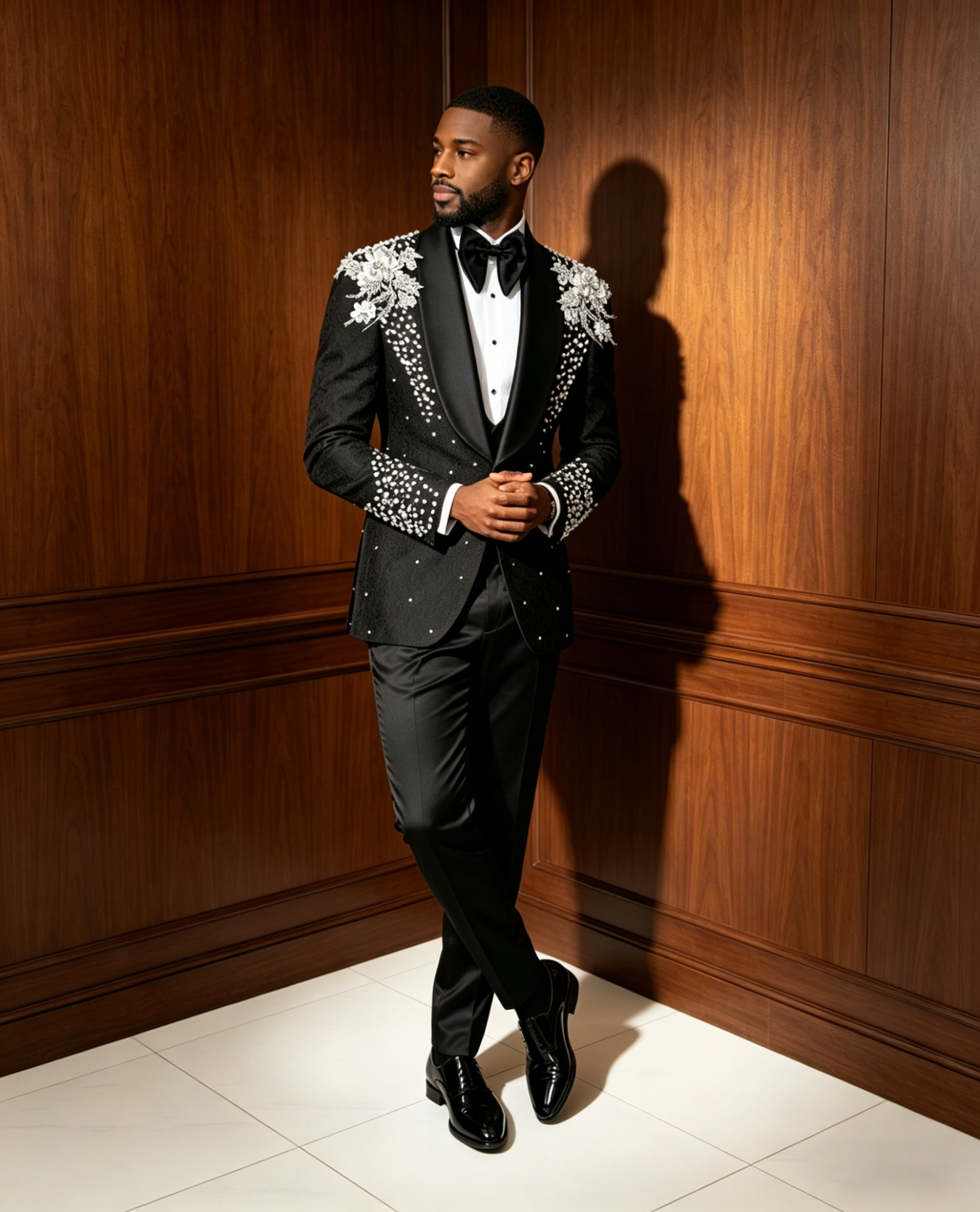 Sparkly Crystals Suit For Men  - مراجعة Men'S Formal Dinner Wear وسعره