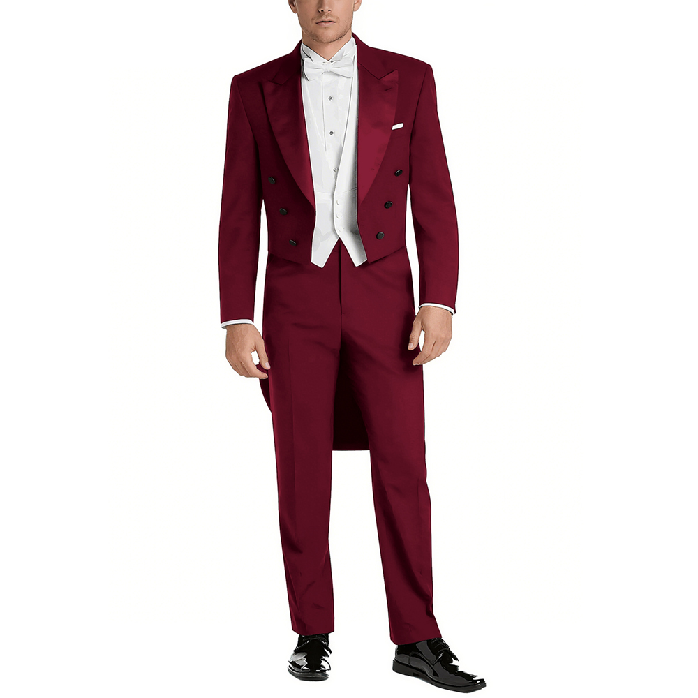 Men's Satin Peak Lapel Suit Se - مراجعة Men Formal Wear Pants وسعره