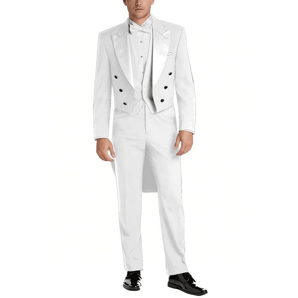 Men's Satin Peak Lapel Suit Se - مراجعة Men Formal Wear Pants وسعره