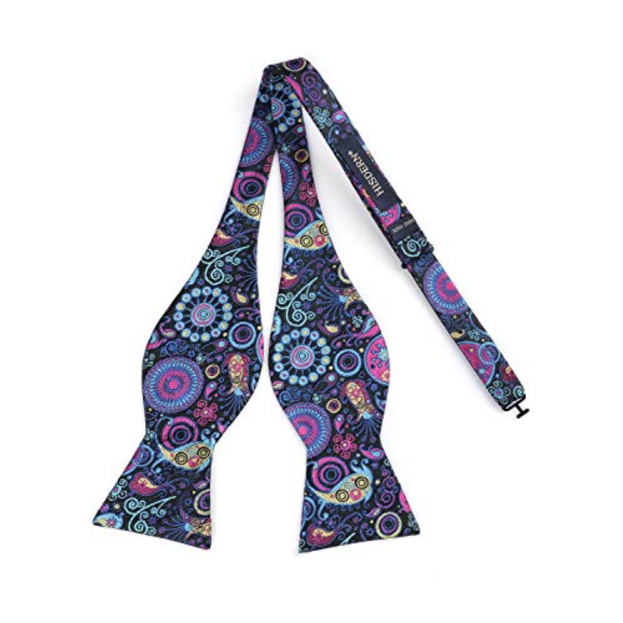 Bow Ties for Men Floral Bowtie - مراجعة Pocket Square Set وسعره