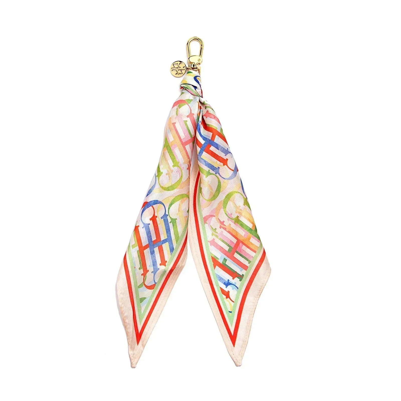 CH Scarf Keychain Bag Charm Mo - مراجعة Monogrammed Handkerchief وسعره