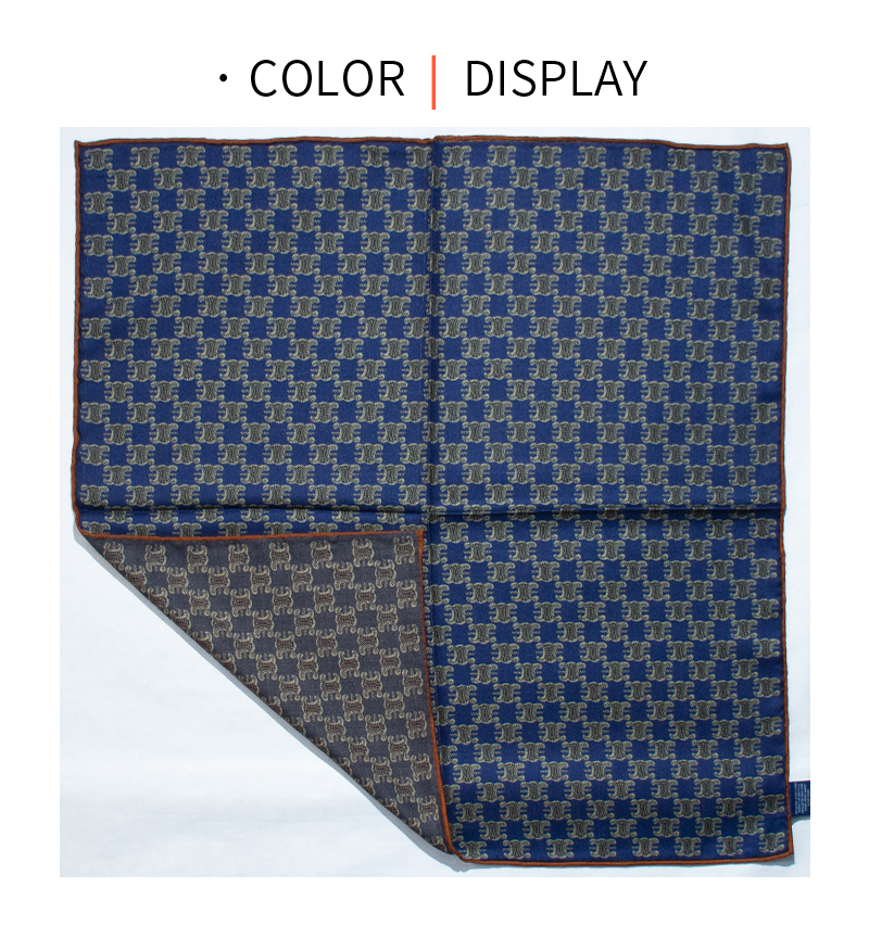 Warm Double-Sided Monogram Pri - مراجعة Monogrammed Handkerchief وسعره