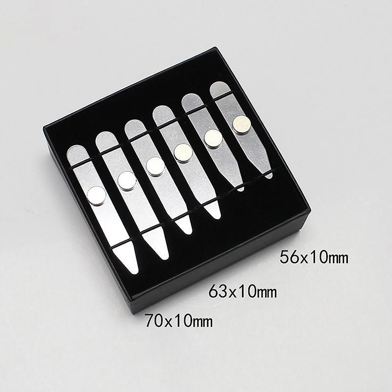 [F] 3 Size Stainless Steel Col - مراجعة Collar Stay Metal وسعره