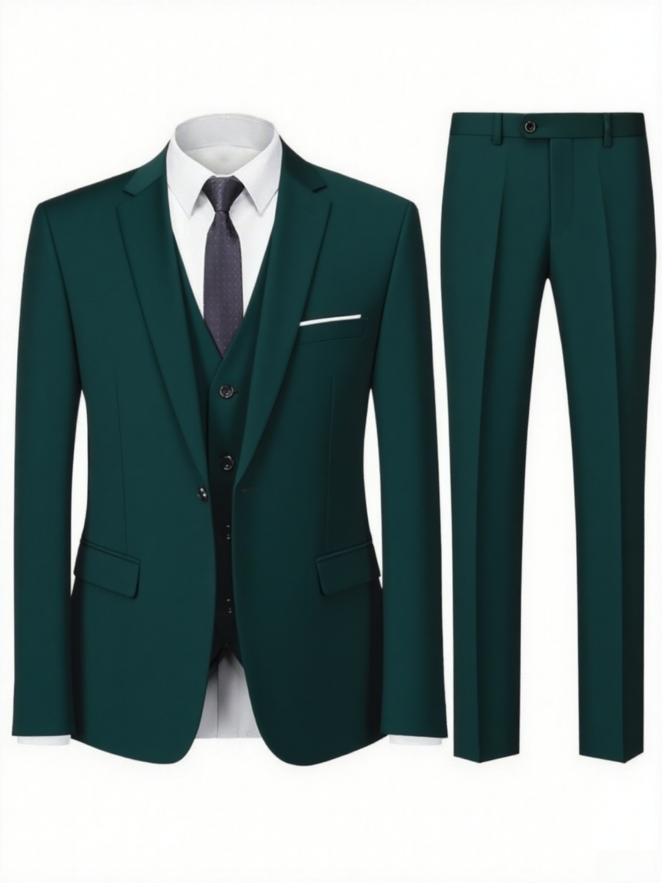 2pcs Men's All-Season Suit Set - مراجعة Men'S Formal Dinner Wear وسعره