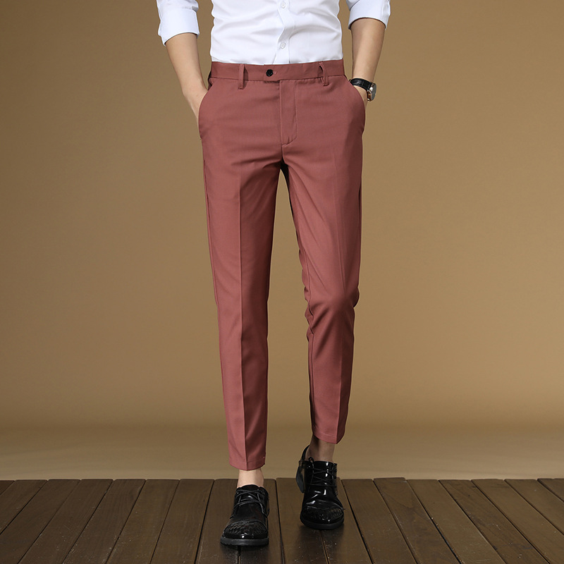 Summer Suit Pants Men Red Blac - مراجعة Men'S Formal Wear For Office وسعره