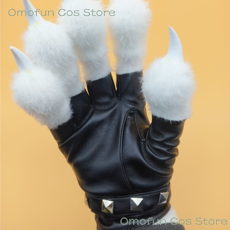 Fursuit Gloves Furry Cosplay N - مراجعة Formal Wear Gloves Men وسعره