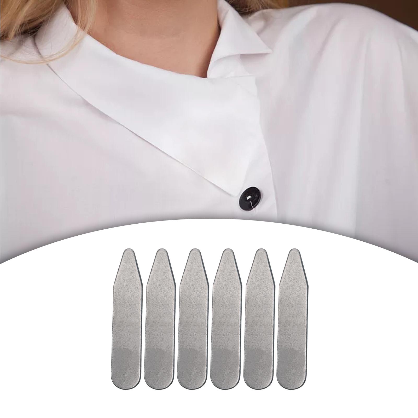 6Pcs Collar Stays Shirt Collar - مراجعة Collar Stay Metal وسعره