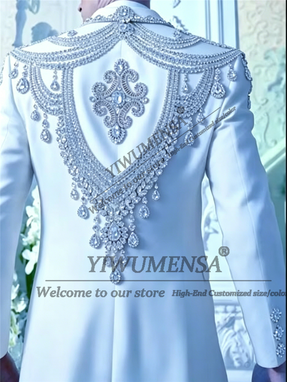 Male Fashion Beading Crystals  - مراجعة Men'S Formal Wear Attire وسعره