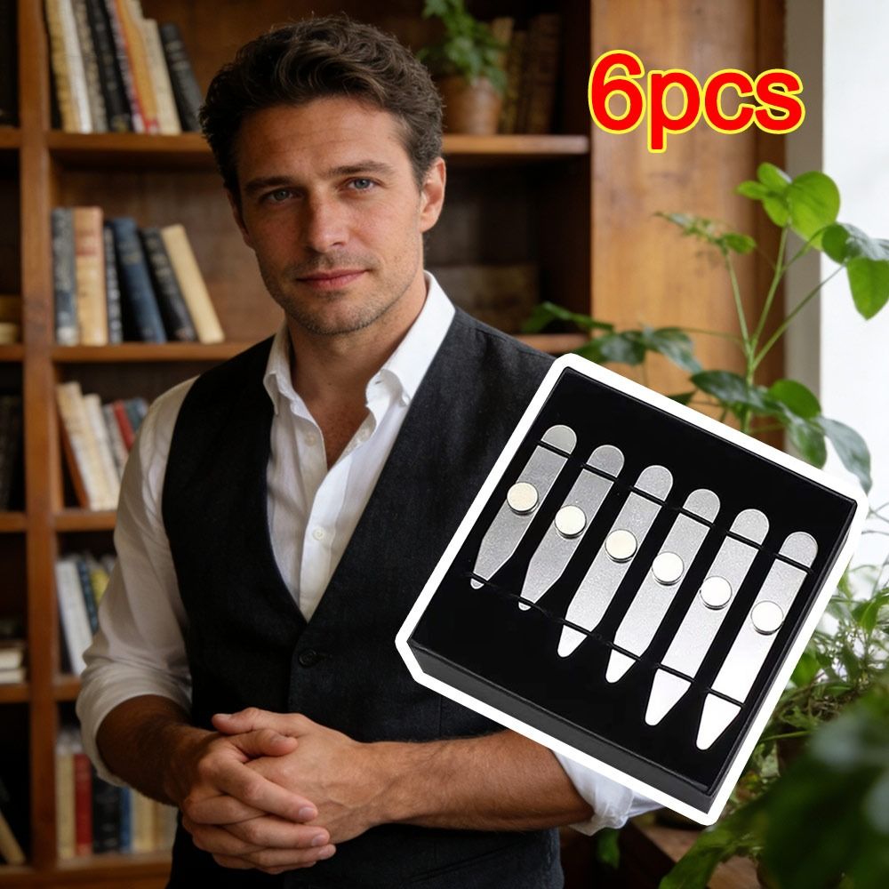 6Pcs Durable Stainless Steel C - مراجعة Collar Stay Metal وسعره