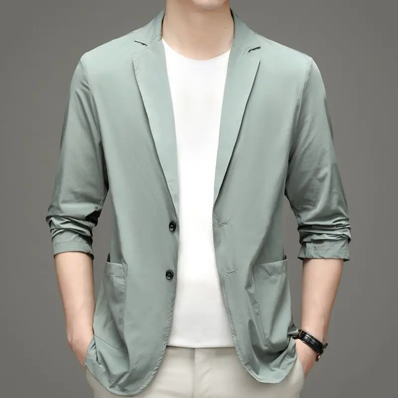 New Summer Men Thin Blazers Bu - مراجعة Men Formal Wear For Summer وسعره