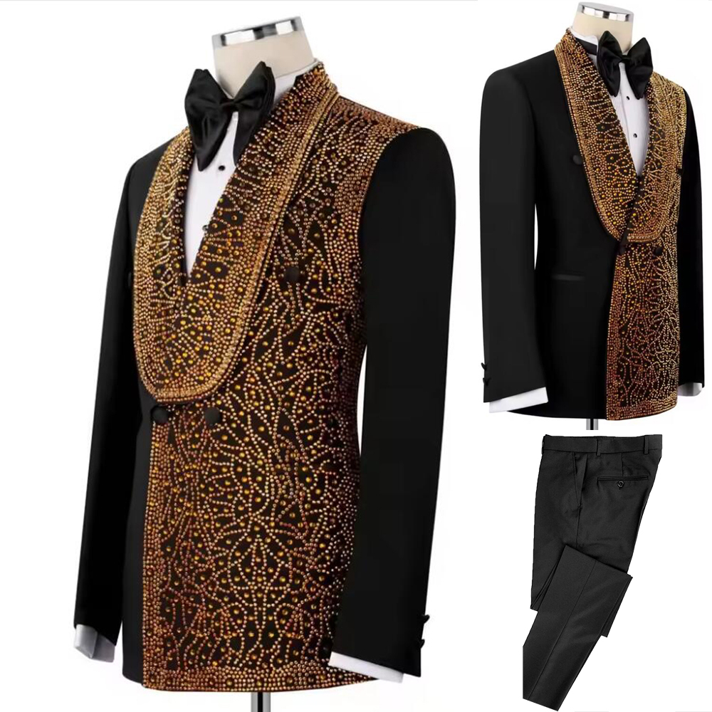 Handsome Suit Men For Wedding  - مراجعة Men'S Formal Wear Attire وسعره