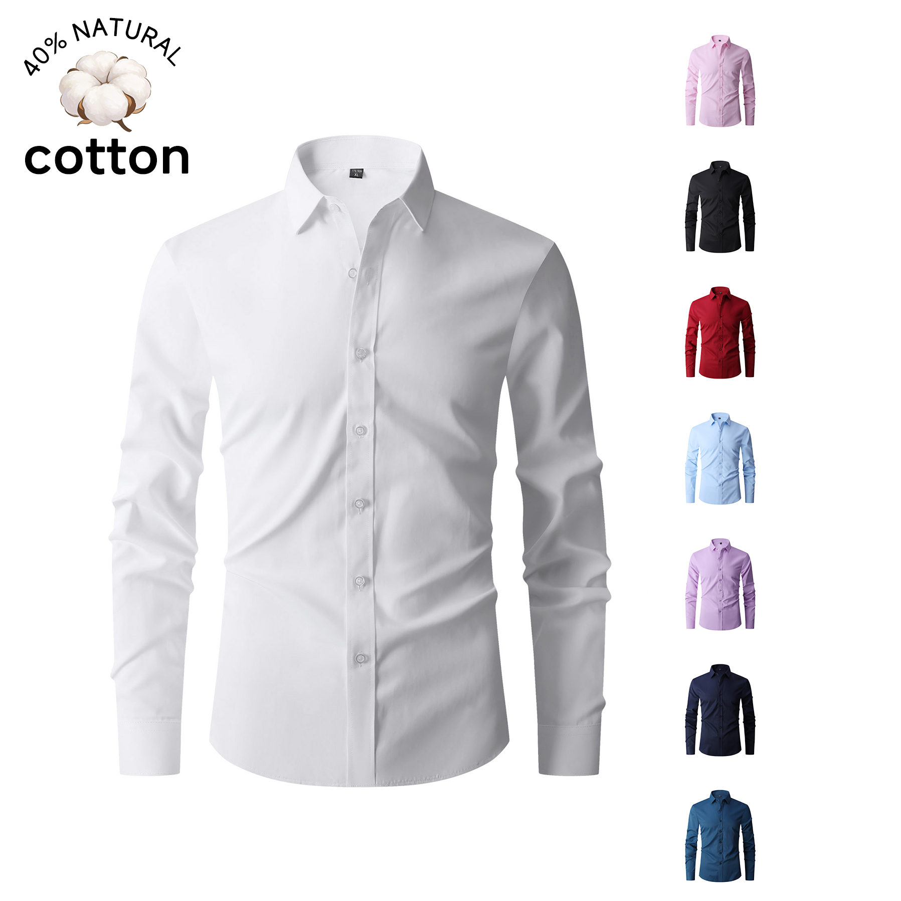Good Quality Summer Cotton Men - مراجعة Men Formal Wear For Summer وسعره