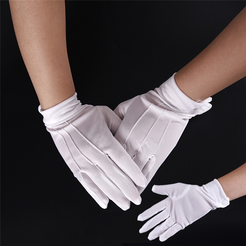 1Pair White Formal Gloves Men  - مراجعة Formal Wear Gloves Men وسعره