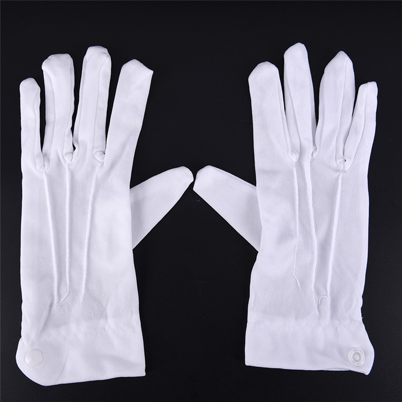 1Pair White Formal Gloves Men  - مراجعة Formal Wear Gloves Men وسعره
