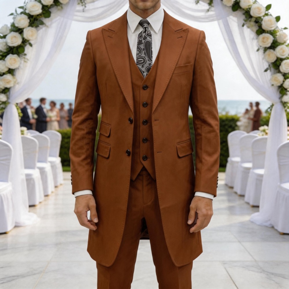 Slim Fit 3 Pieces Formal Men S - مراجعة Men Formal Wear For Summer وسعره
