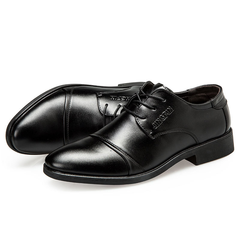 Large-sized men's leather shoe - مراجعة Men Formal Wear Wedding وسعره