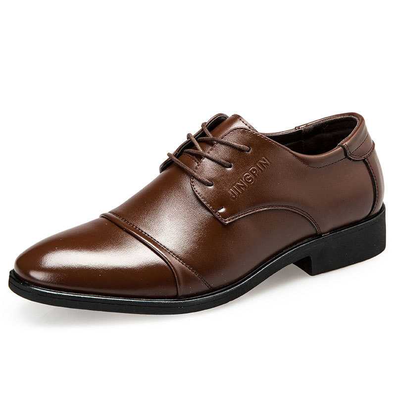 Large-sized men's leather shoe - مراجعة Men Formal Wear Wedding وسعره