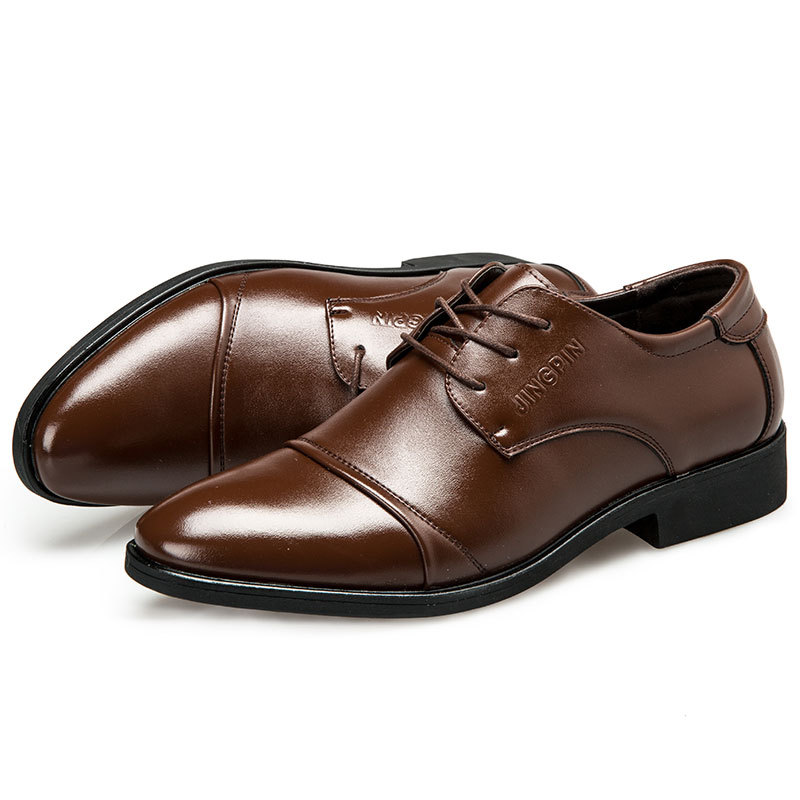 Large-sized men's leather shoe - مراجعة Men Formal Wear Wedding وسعره