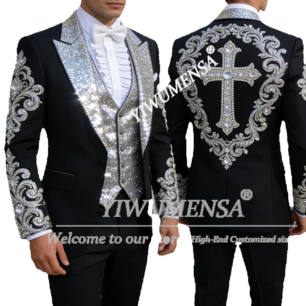 Luxury Men's Suit Sparkly Bead - مراجعة Men'S Formal Wear Attire وسعره