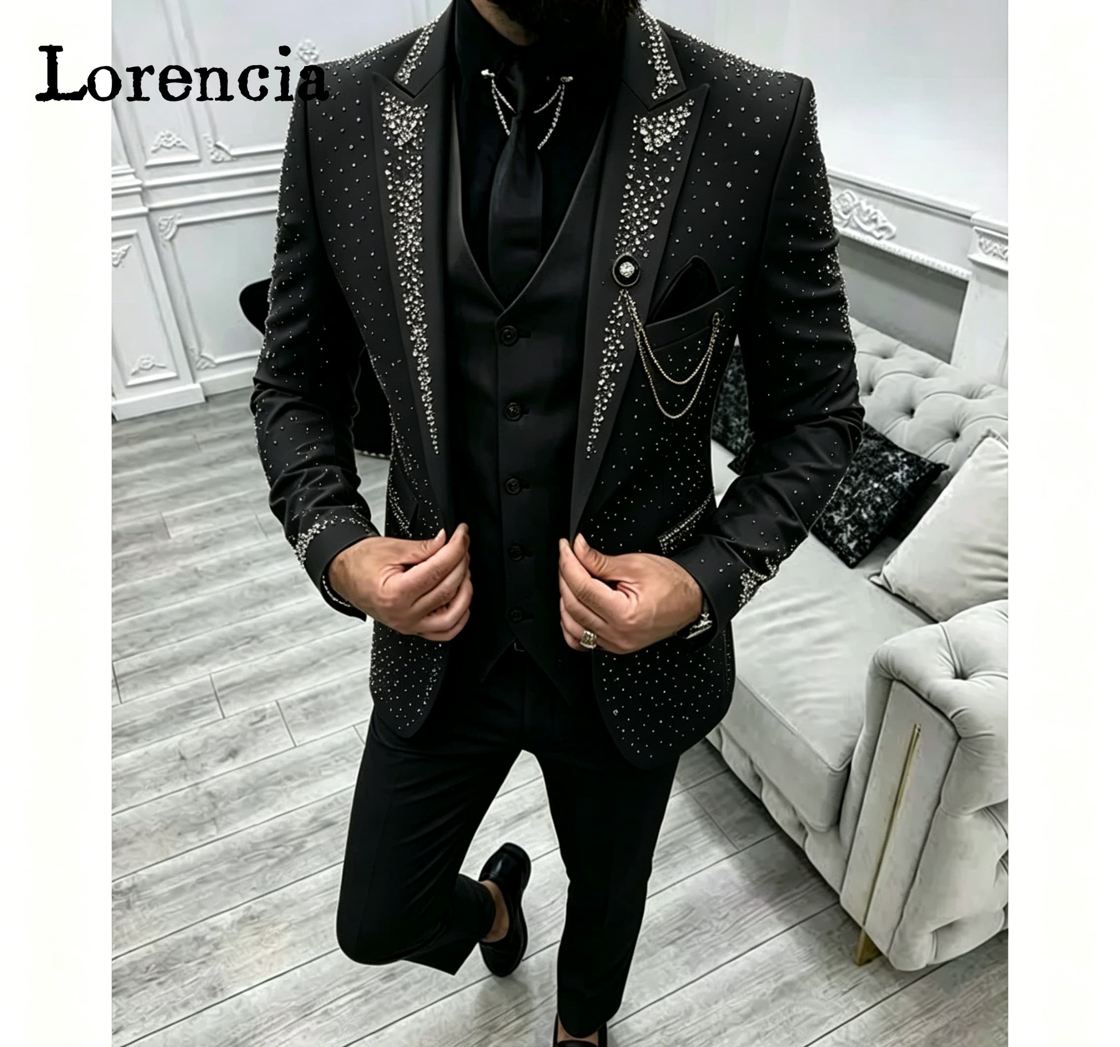Luxury 3 Piece Formal Men's Su - مراجعة Men Formal Wear Pants وسعره