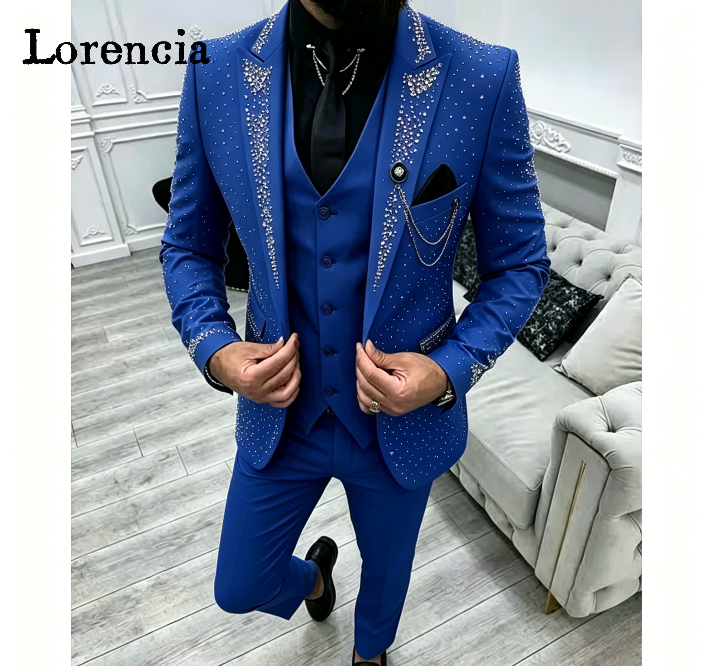 Luxury 3 Piece Formal Men's Su - مراجعة Men Formal Wear Pants وسعره