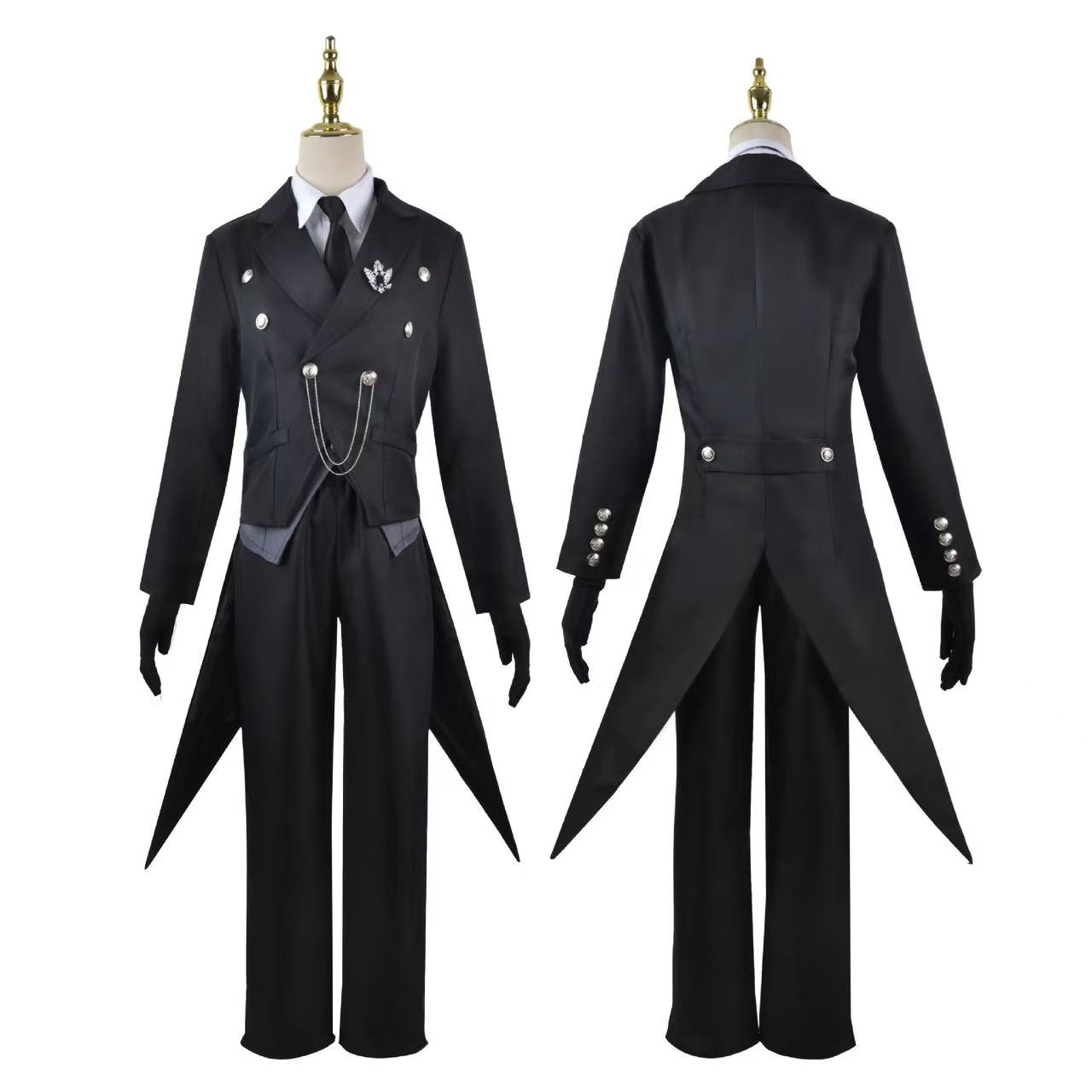 Cosplay costume Sebastian's fu - مراجعة Japan Formal Wear Men وسعره