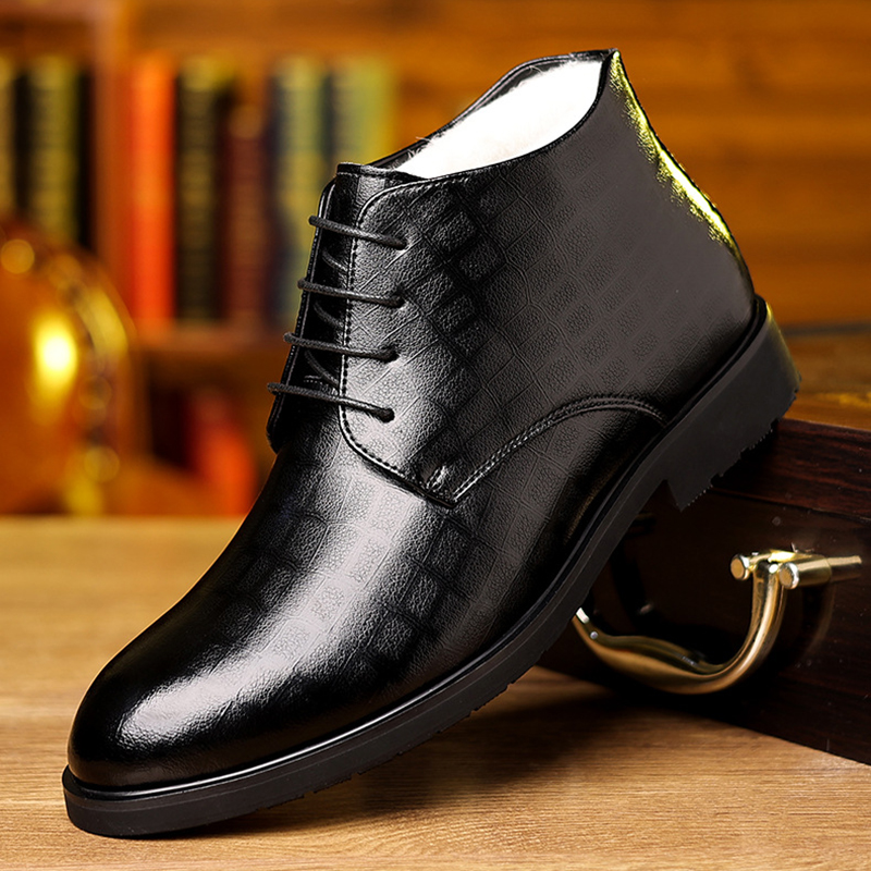 Men's British Style 2025 Winte - مراجعة Men Formal Wear With Boots وسعره