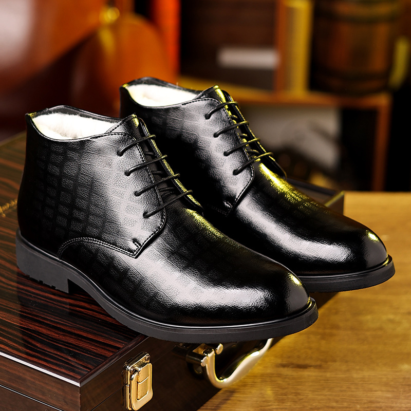 Men's British Style 2025 Winte - مراجعة Men Formal Wear With Boots وسعره