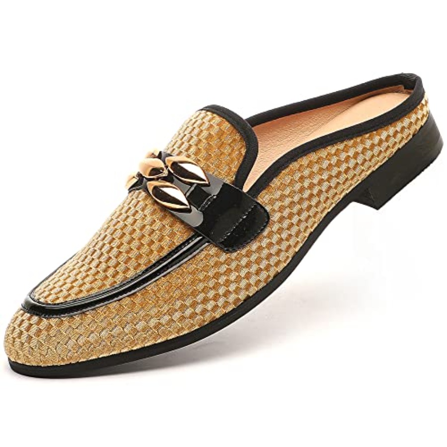 Men's Slip-on Mule Sandals Loa - مراجعة Men'S Formal Wear Slippers وسعره