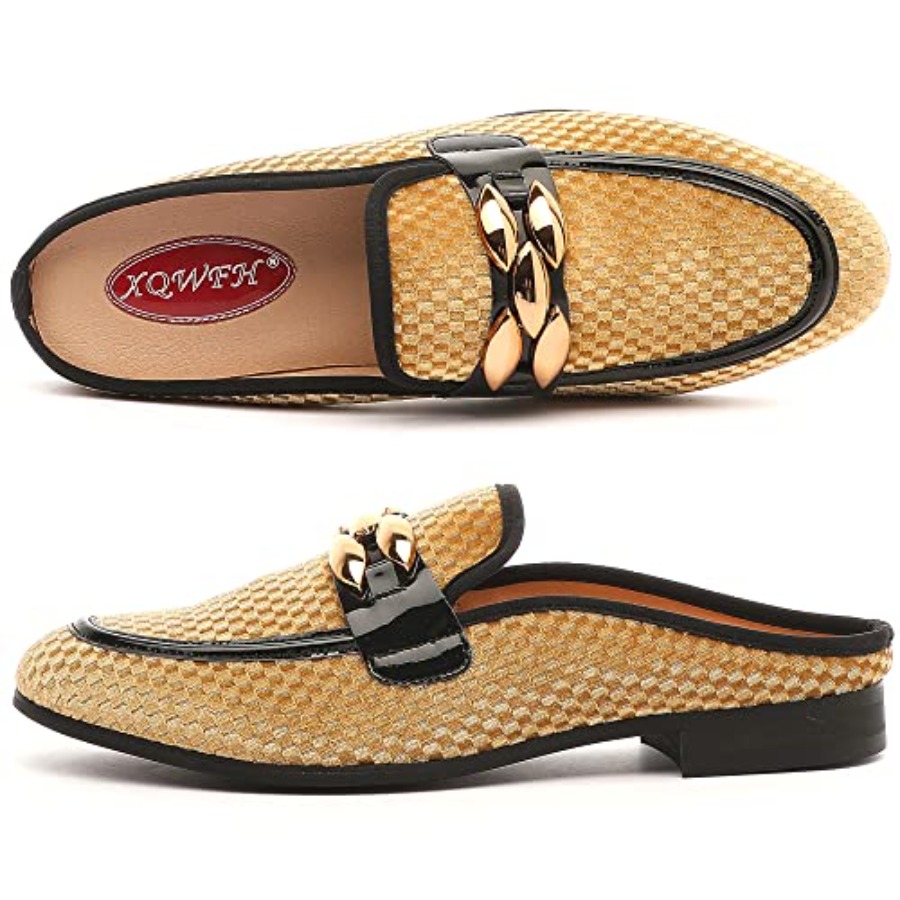 Men's Slip-on Mule Sandals Loa - مراجعة Men'S Formal Wear Slippers وسعره