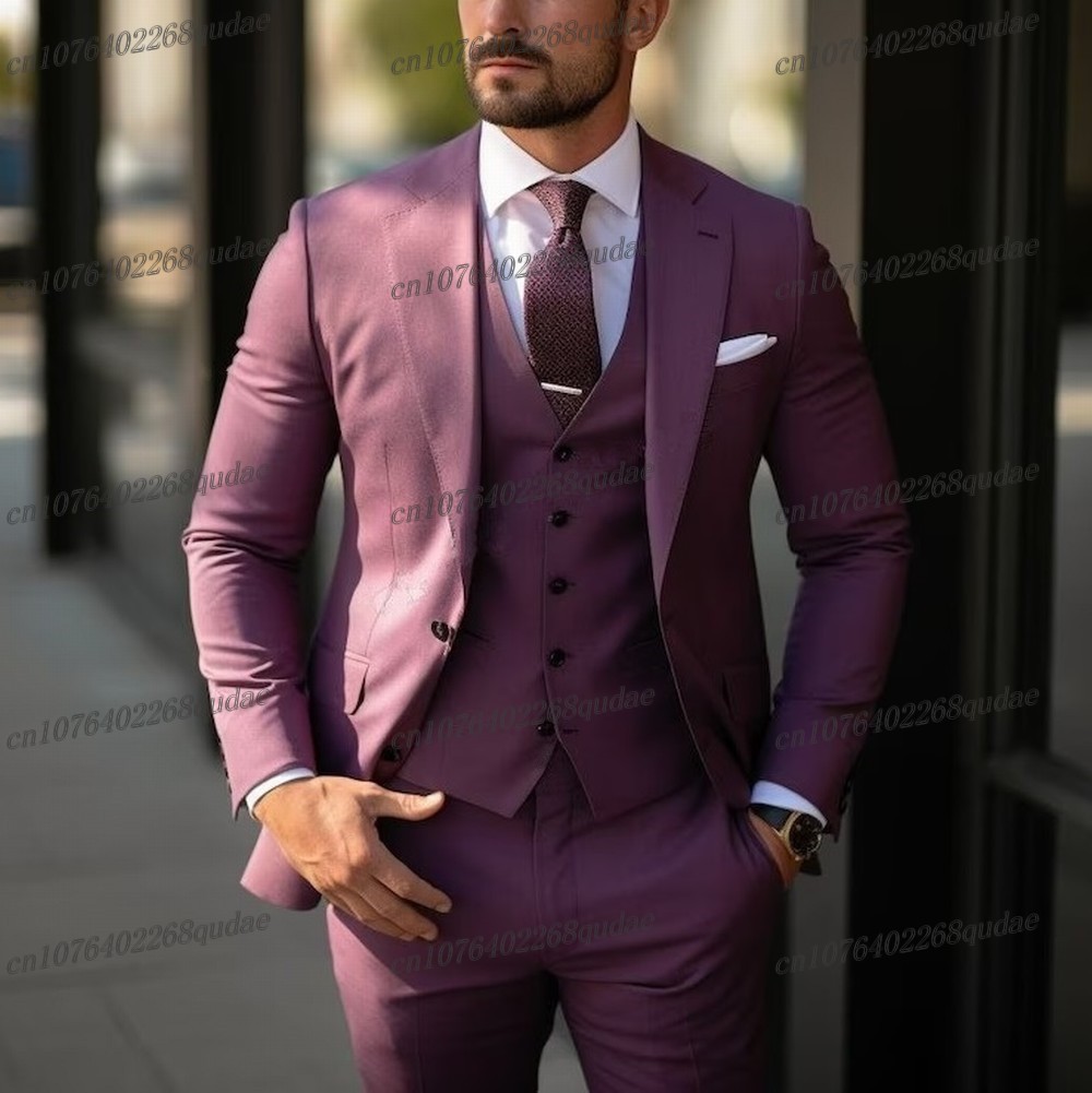 Purple Formal Occasion Men Sui - مراجعة Men Formal Wear Purple وسعره