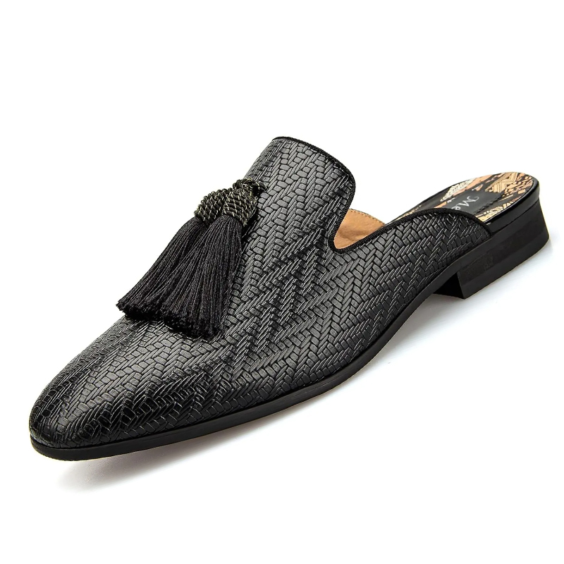 Leather Slippers Breathable Su - مراجعة Men'S Formal Wear Slippers وسعره