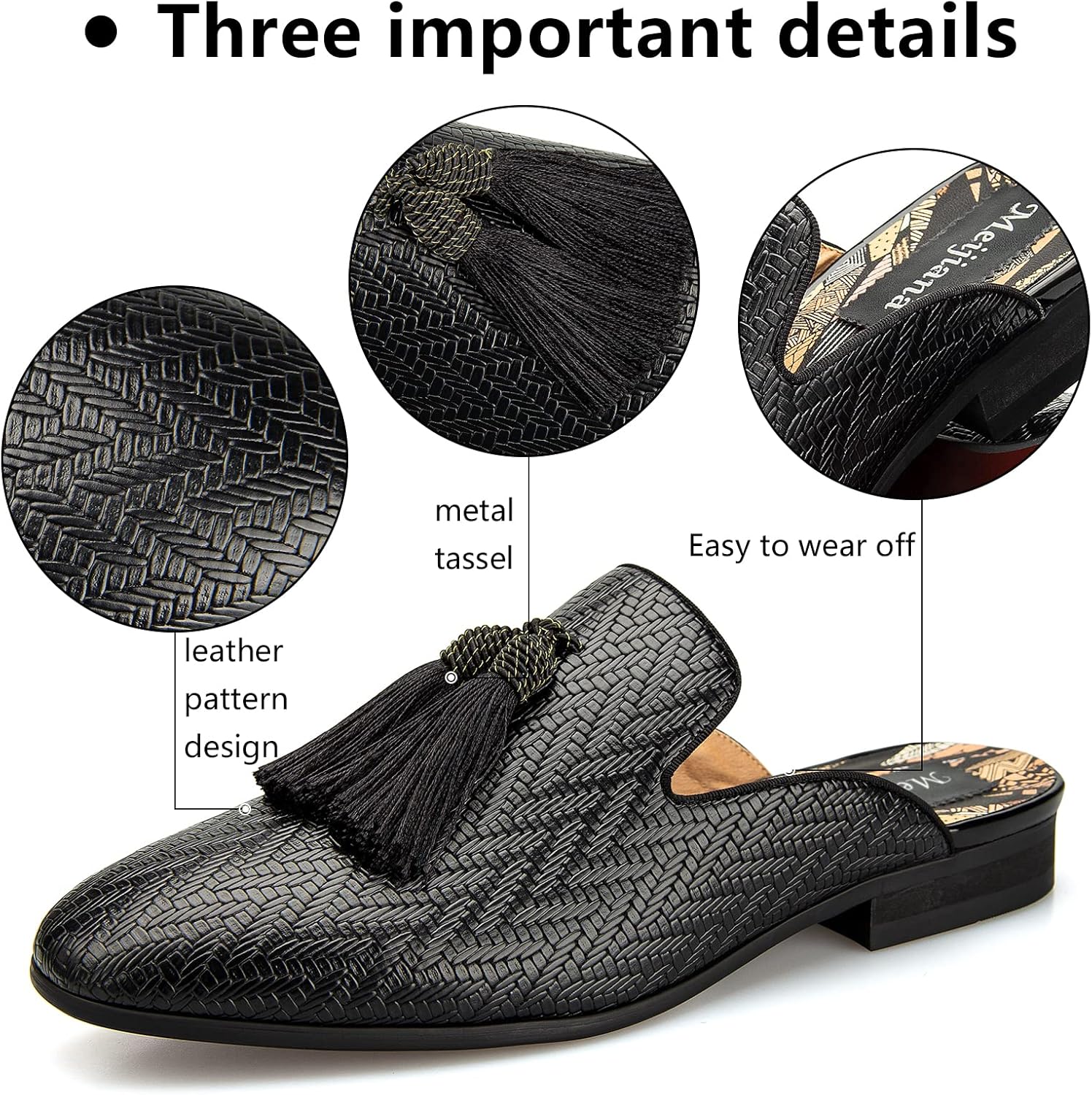 Leather Slippers Breathable Su - مراجعة Men'S Formal Wear Slippers وسعره