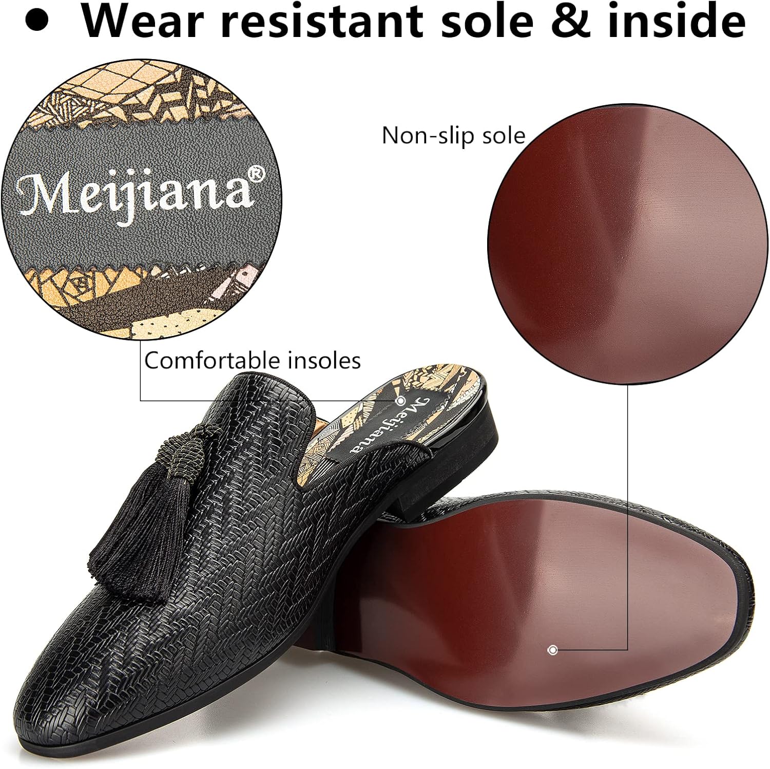 Leather Slippers Breathable Su - مراجعة Men'S Formal Wear Slippers وسعره