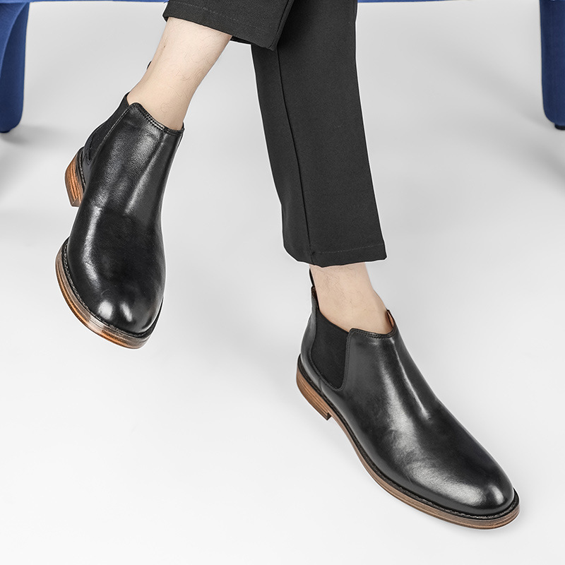Men's Business Fashion Dress B - مراجعة Men Formal Wear With Boots وسعره