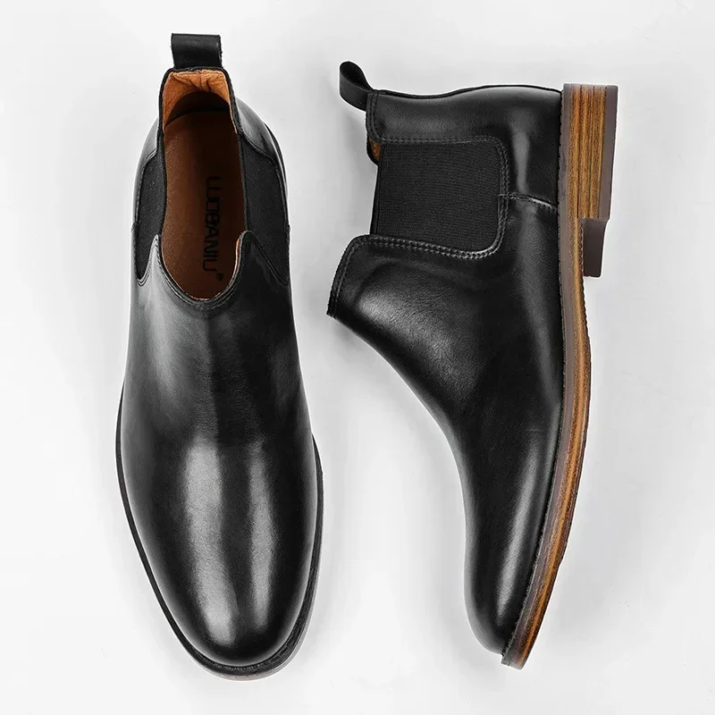 Men's Business Fashion Dress B - مراجعة Men Formal Wear With Boots وسعره