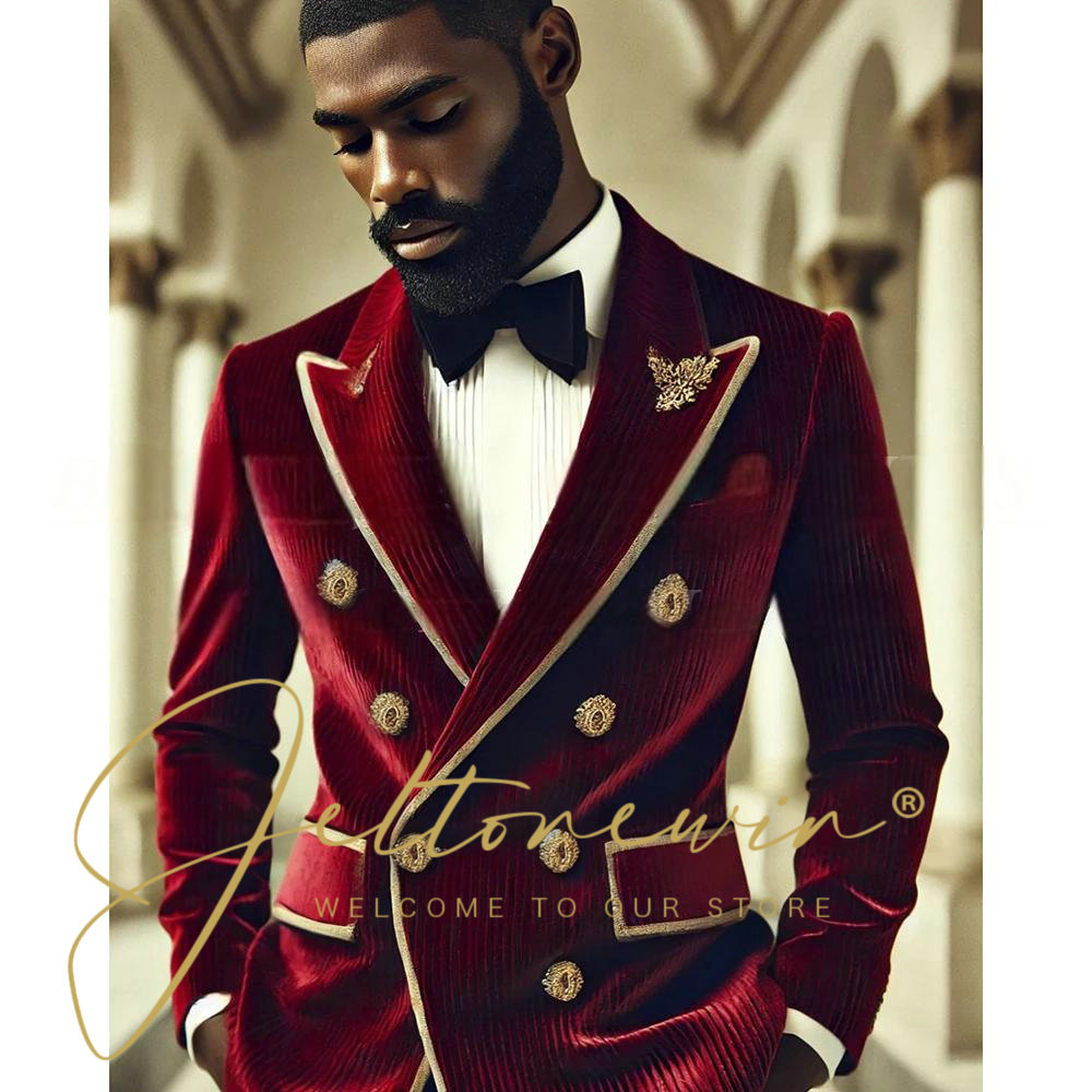 Men's Elegant Burgundy Corduro - مراجعة Men'S Formal Dinner Wear وسعره