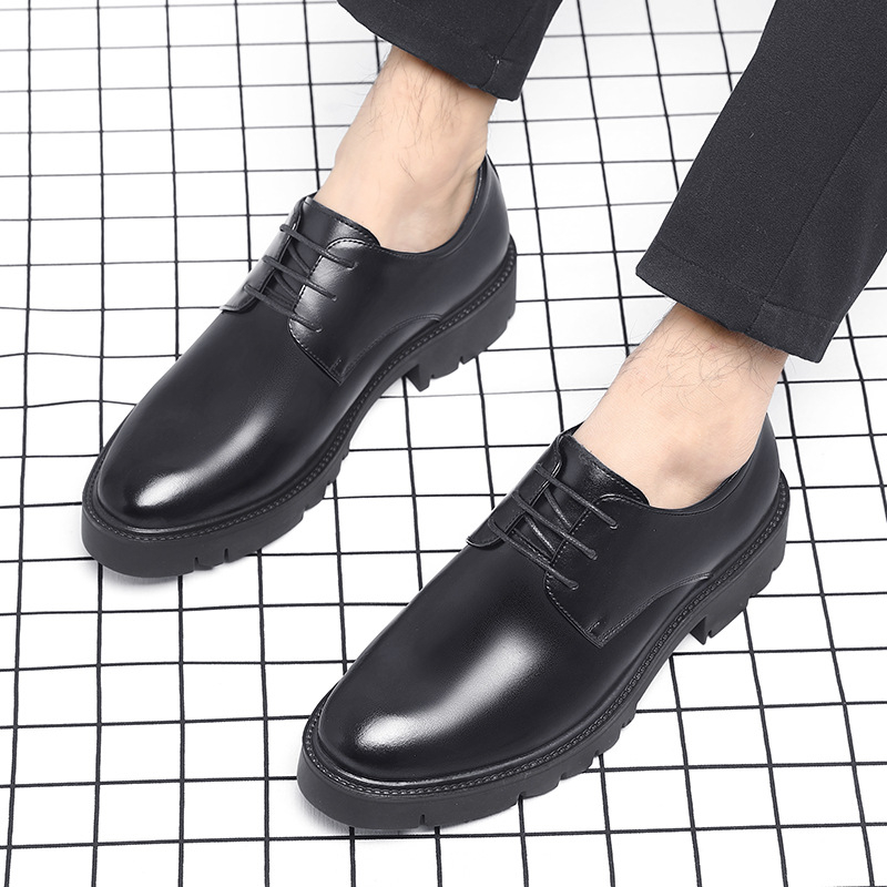 Mens Black Leather Lace Up Dre - مراجعة Men'S Formal Wear For Office وسعره