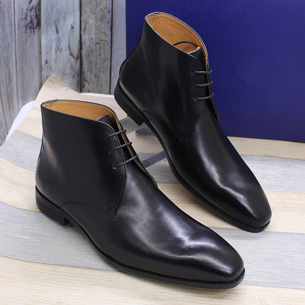 New Fashion Handmade Men's Cas - مراجعة Men Formal Wear With Boots وسعره