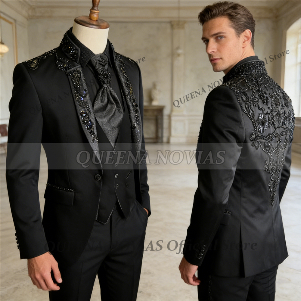 Male Fashion Groom Wedding Sui - مراجعة Men'S Formal Wear Attire وسعره