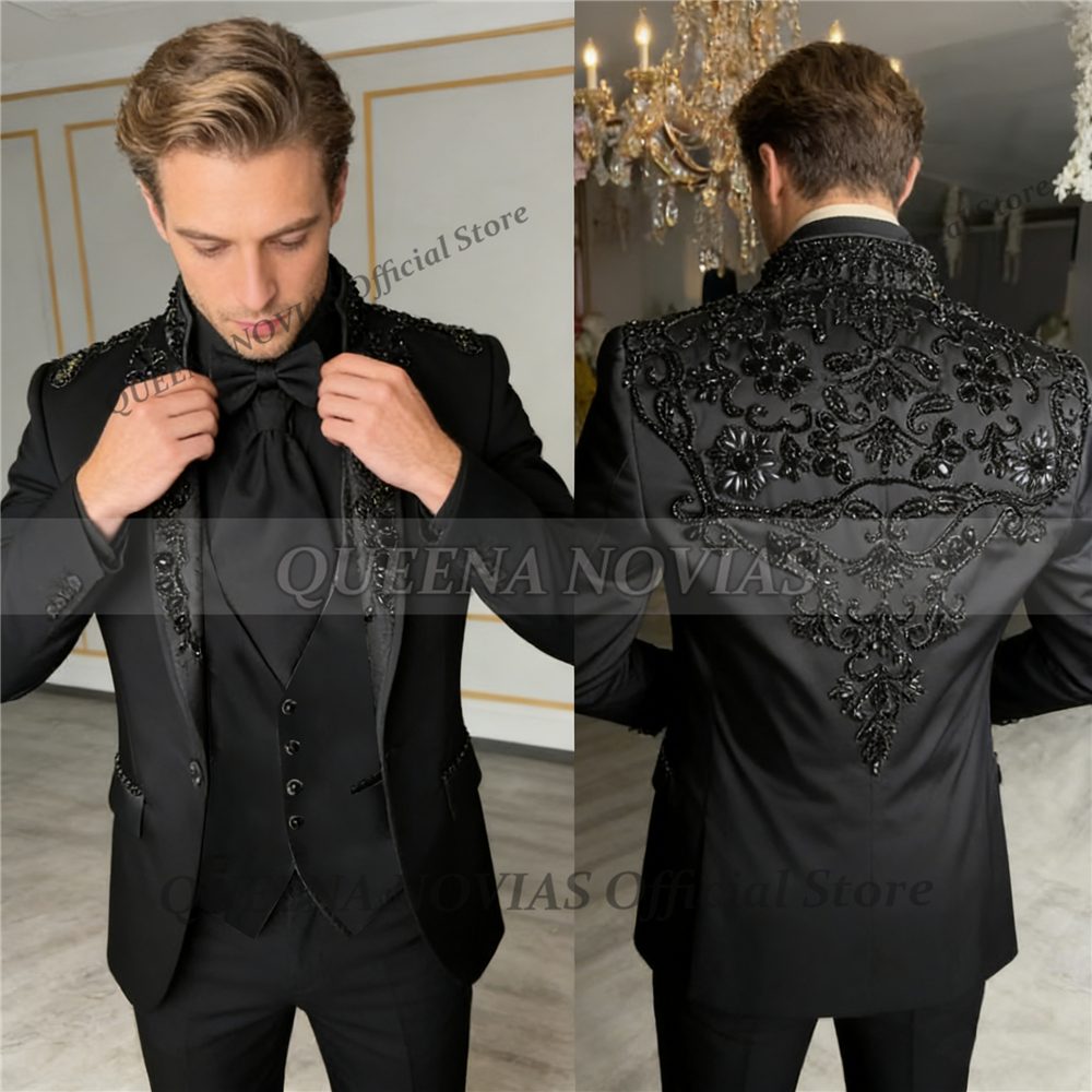 Male Fashion Groom Wedding Sui - مراجعة Men'S Formal Wear Attire وسعره